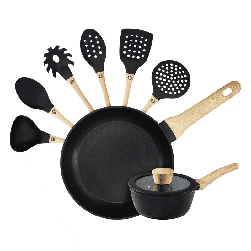 "Premium Non-Stick 3Pc Frying Pan Set - Perfect for any Cooking Task! 8"/10"/12" Fry Skillets"