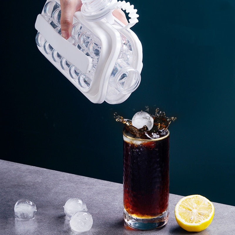 Ice Hockey Pot Ice Cube Mold Ice Kettle Storage Cup Refrigerator Ice Silicone Kitchen,Dining & Bar