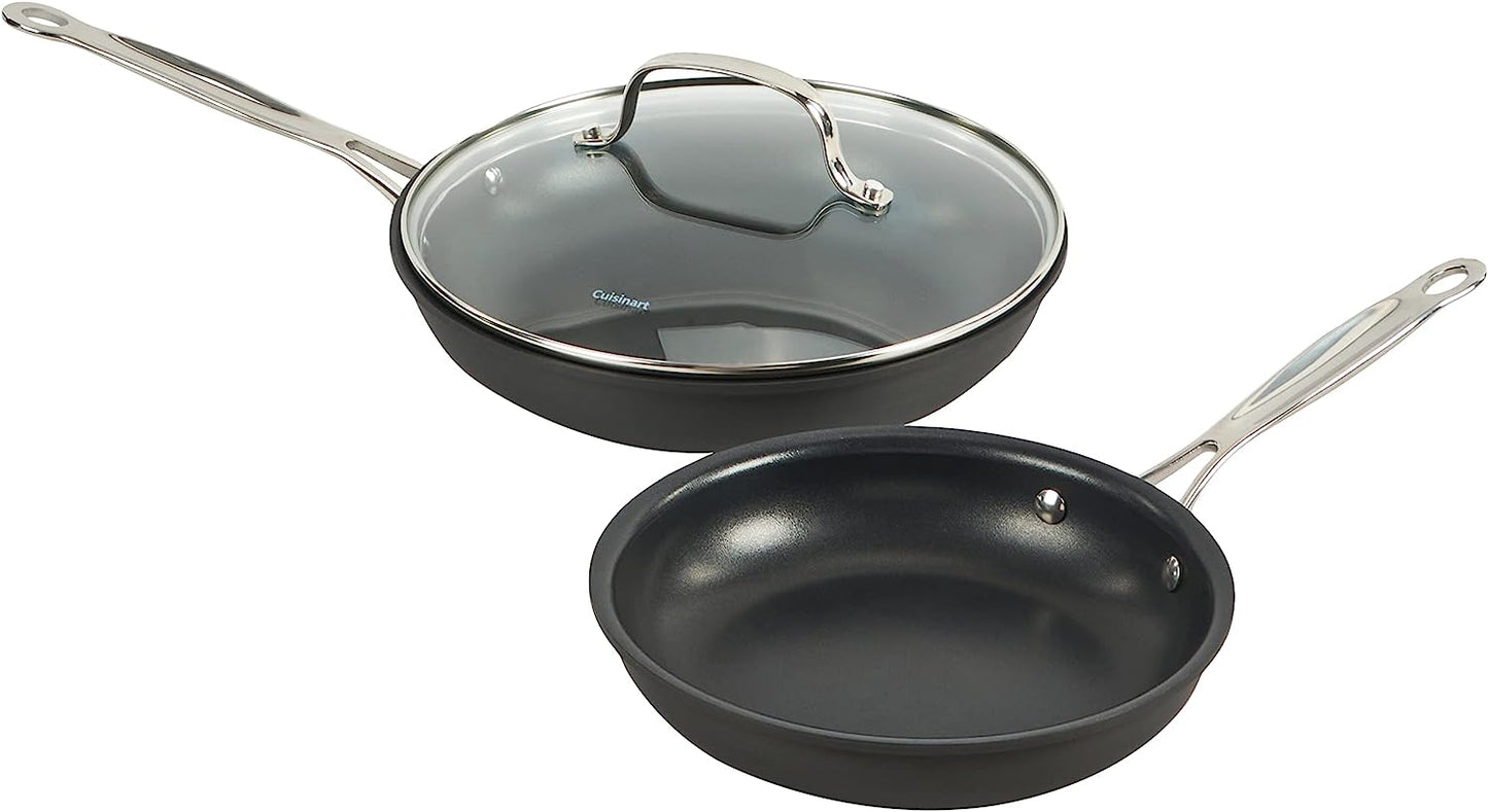 Cookware Set, Chef's Classic NonStick Hard Anodized, Gray, 66-14N