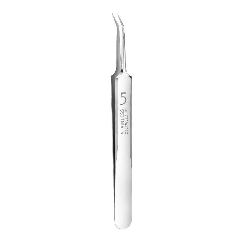 German Ultra-fine No. 5 Cell Pimples Blackhead Clip Tweezers Beauty Salon Special Scraping & Closing Artifact Acne Needle Tool