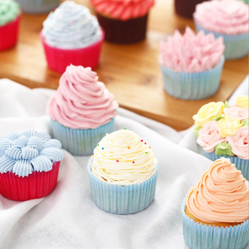 26Pcs/Set Silicone Pastry Bag Tips Kitchen DIY Cake Icing Piping Cream Cake Decorating Tools Reusable Pastry Bags+24 Nozzle Set