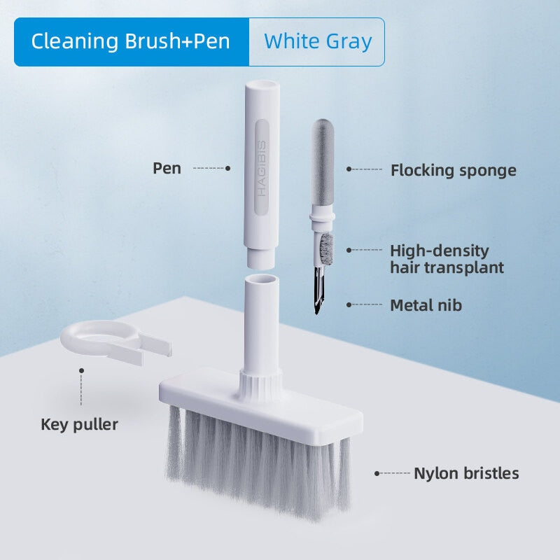 Hagibis Keyboard Cleaning Brush Computer Earphone Cleaning tools Keyboard Cleaner keycap Puller kit for PC Airpods Pro 1 2