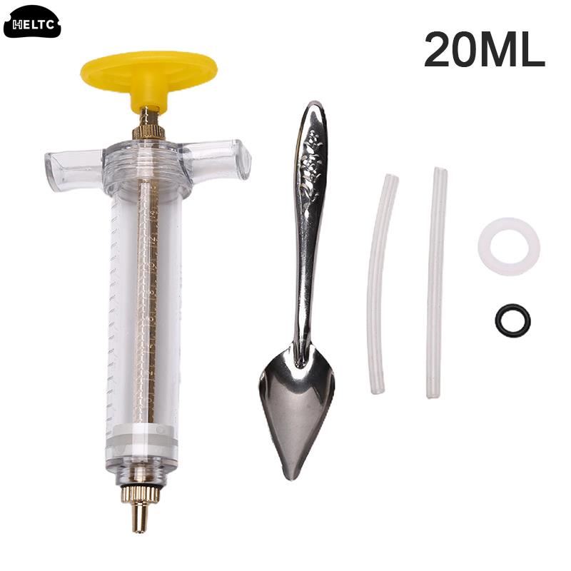1PCS 10ml 20ml Parrot Feeding Syringe Hose Parrots Bird Feeders Syringe High Quality Bird Feeder Balcony Syringe Hose Needle