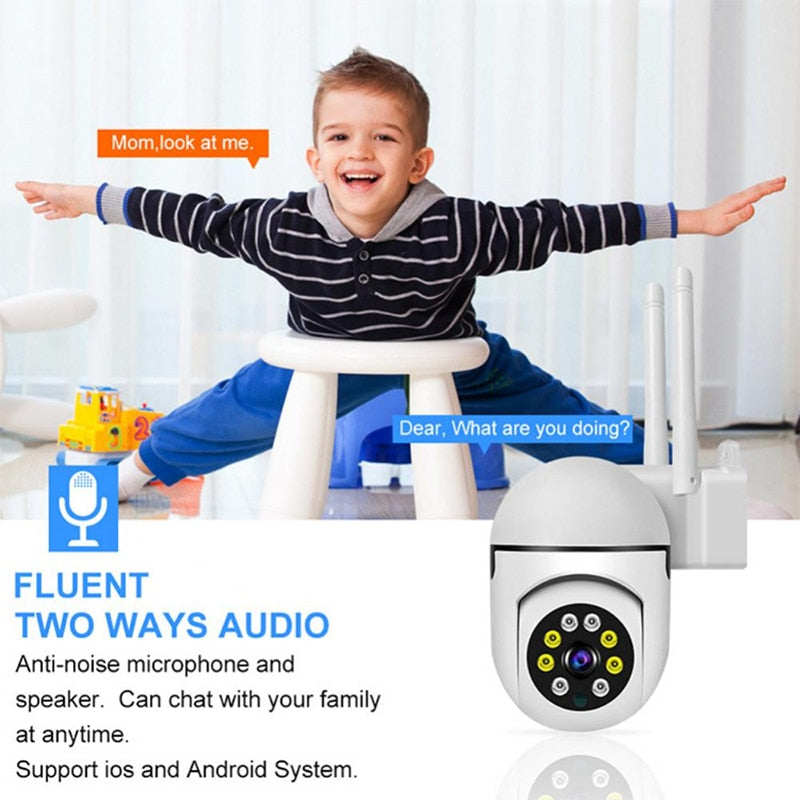 5G WiFi Surveillance Cameras 5MP IP Camera HD 1080P IR Full Color Night Vision Security Protection Motion CCTV Outdoor Camera