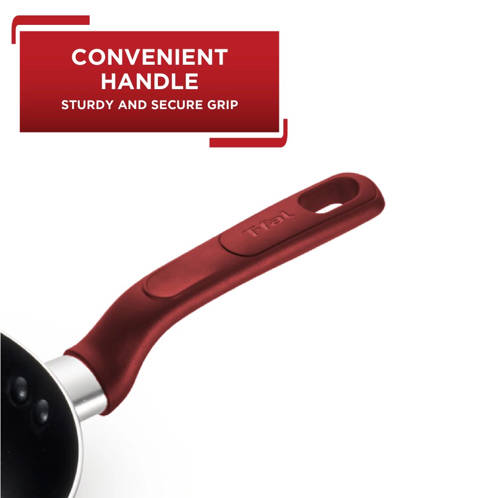 Easy Care Nonstick Cookware, 20 Piece Set, Red, Dishwasher Safe Kitchen Cookware Set Cooking Pots Set
