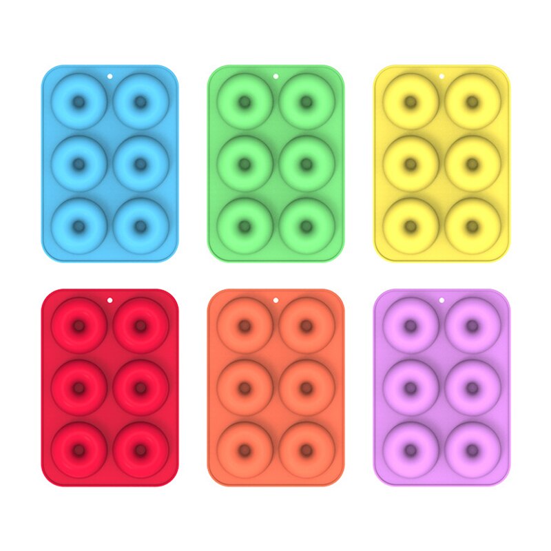 Silicone Donut Mold Baking Pan For Pastry Chocolate Mold DIY Baking Tray Doughnut Dessert Making Tools Cake Molds Silicon Pastry