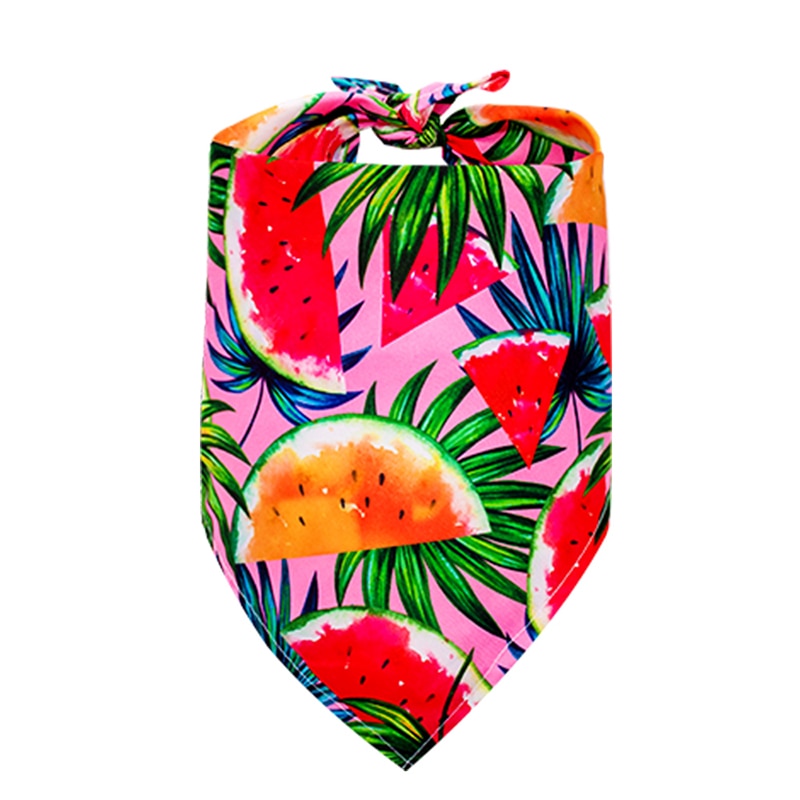 1 Pcs Dog Bandanas Summer Dog Accessories Cotton Pet Dog Bandana Scarf Small Dogs Cats Bibs Pet Accessories Bandanas For Dogs