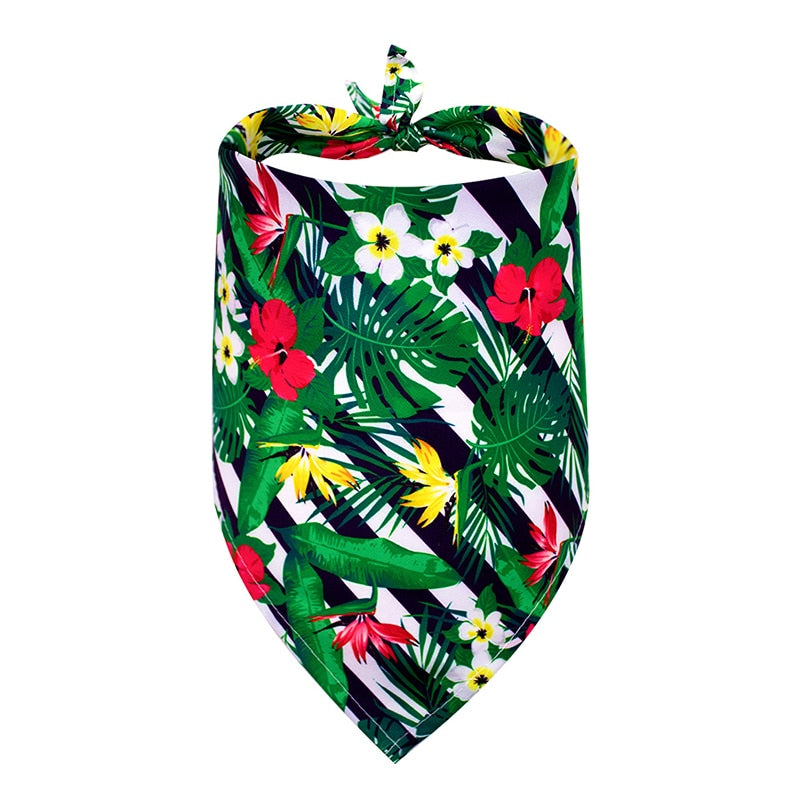 1 Pcs Dog Bandanas Summer Dog Accessories Cotton Pet Dog Bandana Scarf Small Dogs Cats Bibs Pet Accessories Bandanas For Dogs