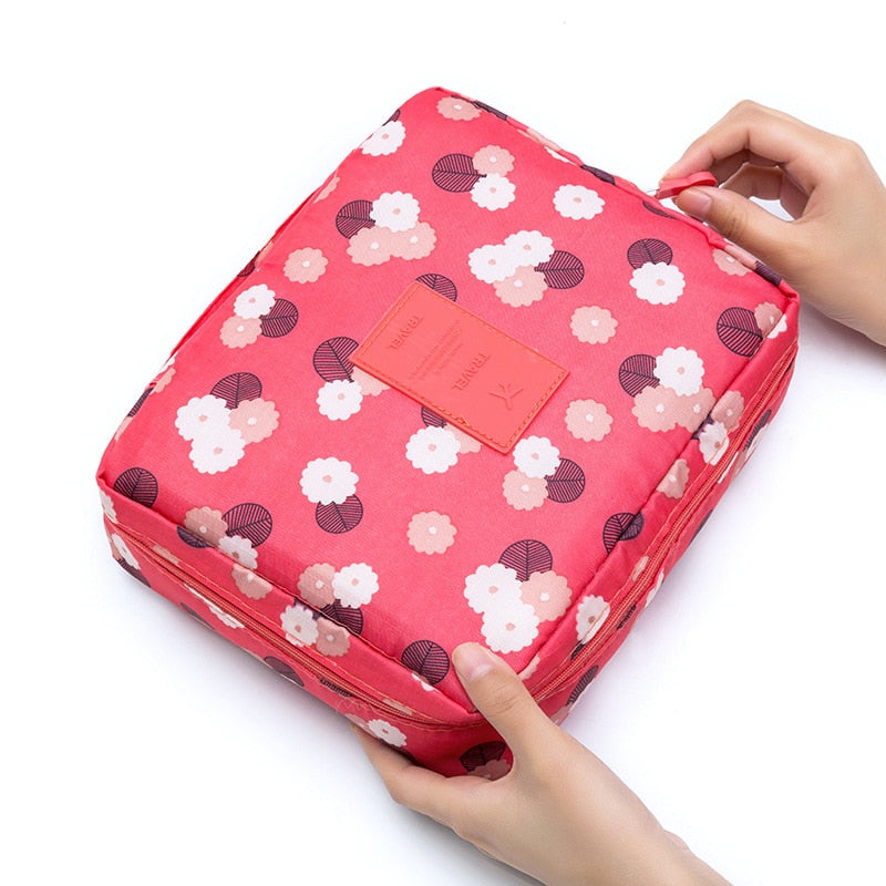 Outdoor Girl Cosmetic Bag Makeup Bag Women Toiletries Organizer Waterproof Storage for Cosametics Fashion Make up Pouch Case