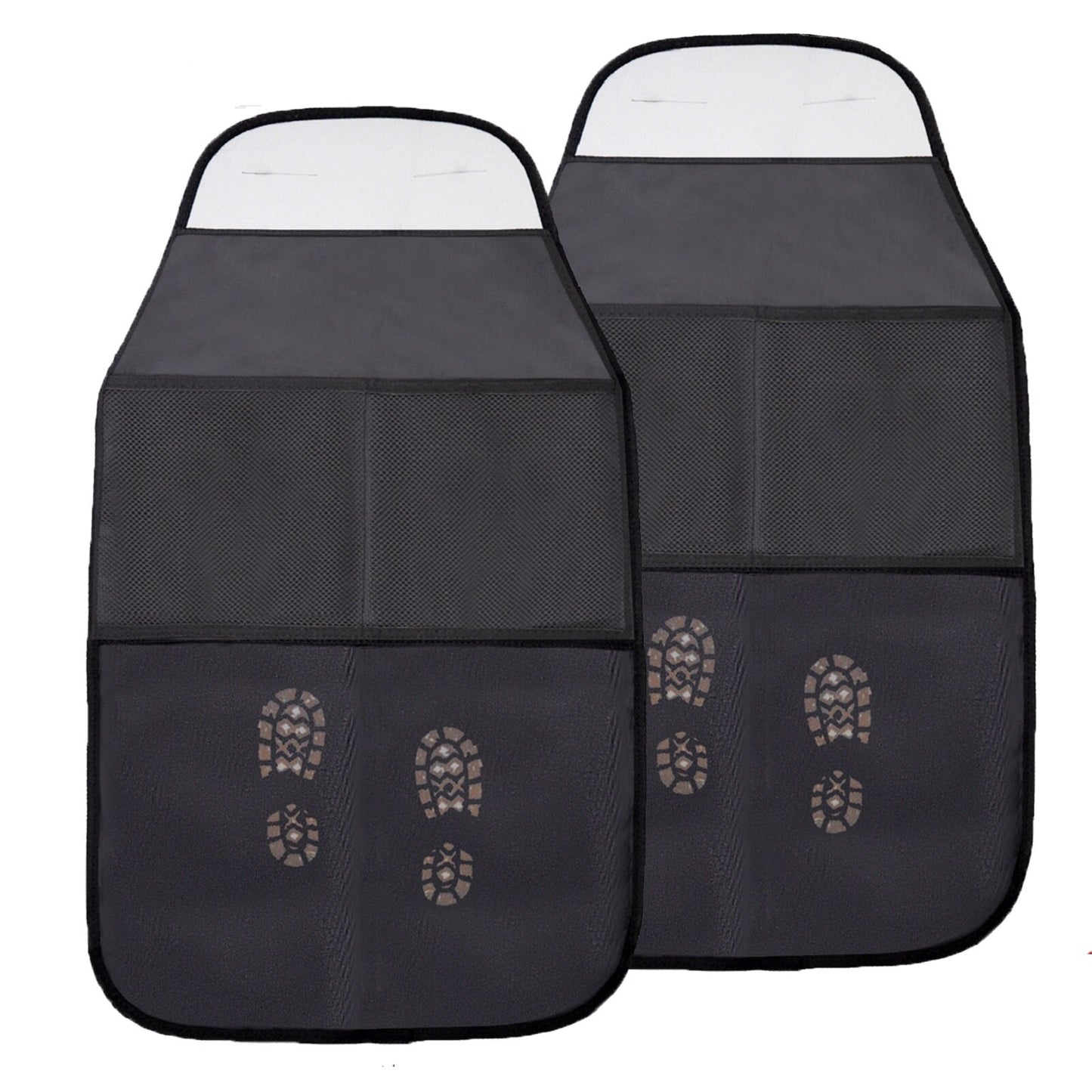 1/2Pc Baby Kids Car Safety Seat Protector Mat Kick Mats Cushion Seat Back Protective Cover Non Slip Storage Bag Pocket Organizer
