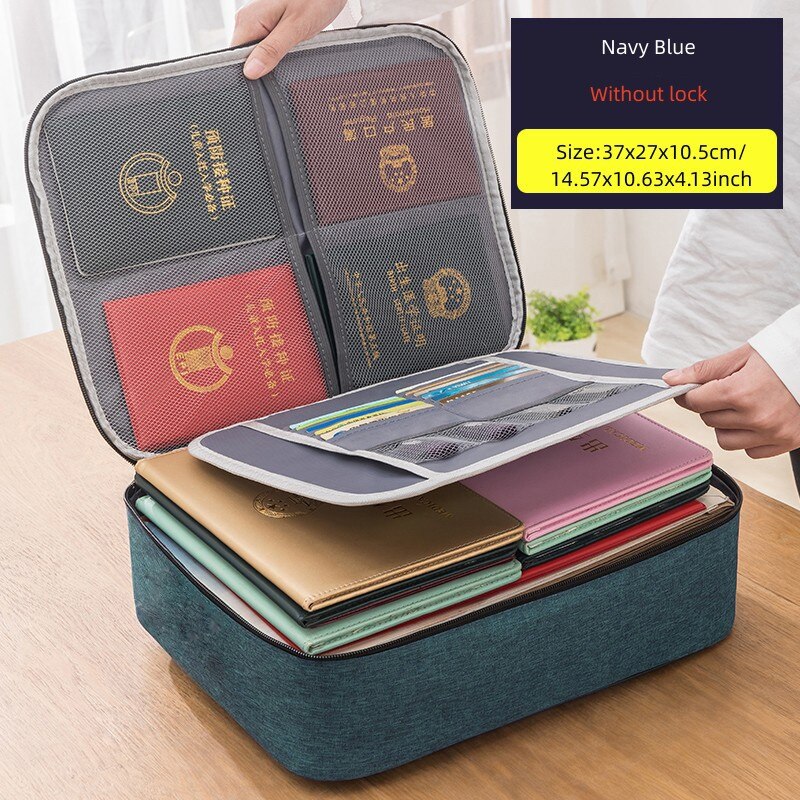 Document Storage Bag Organizer File Boxes Bins Basket Drawer Container Home Office Storage Organization Accessories Supplies