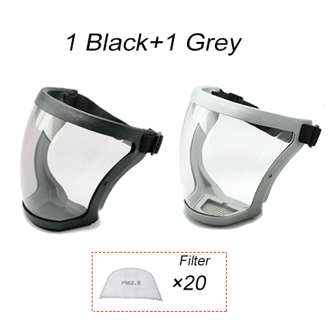 Transparent Security Protection Shield Full Face Shield for Kitchen Tools Oil-splash Proof Moto Cycling Windproof Glasses Mask