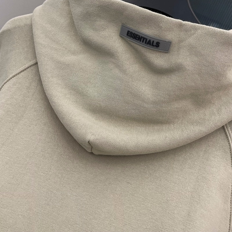 Fashion ESSENTIALS Hoodies High Quality Sweatshirt Chest letter logo Hip hop Loose Unisex Oversize 100% Cotton Hoodie