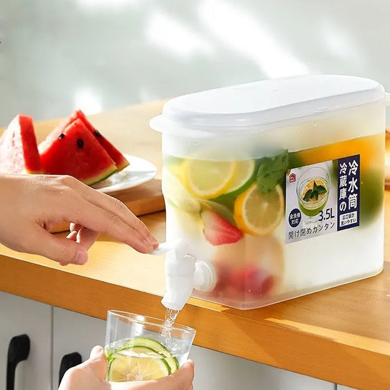 3.5L Ice Beer Barrel Bucket Water Jug for Drink Bottle Cocktail Whisky Cold Kettle Wine Pourers Refrigerator Kitchen Tools