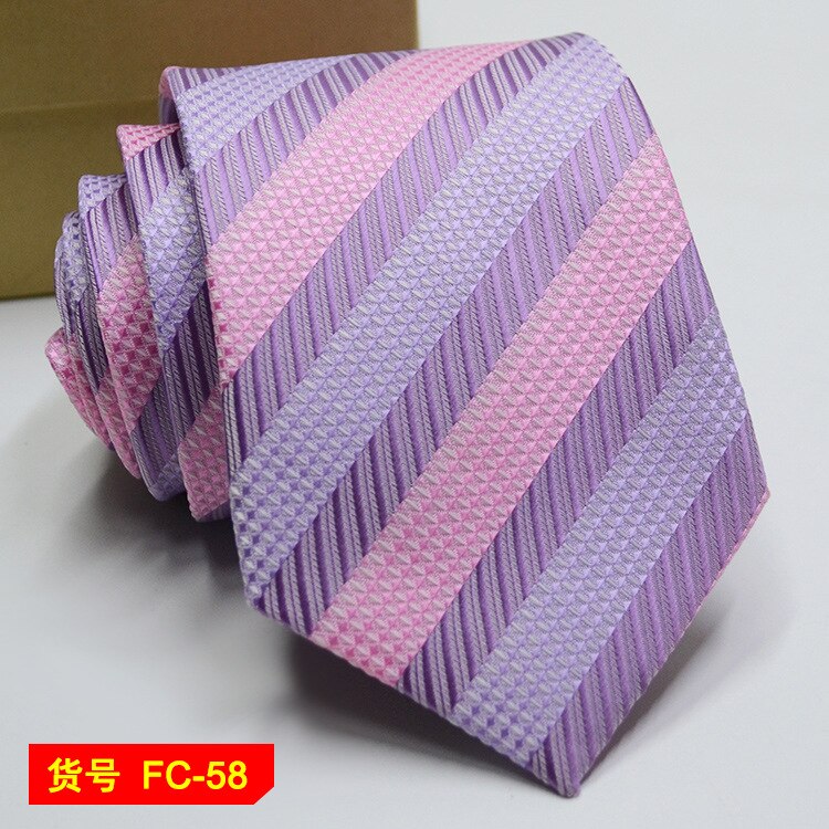 67 Styles Men's Ties Solid Color Stripe Flower Floral 8cm Jacquard Necktie Accessories Daily Wear Cravat Wedding Party Gift