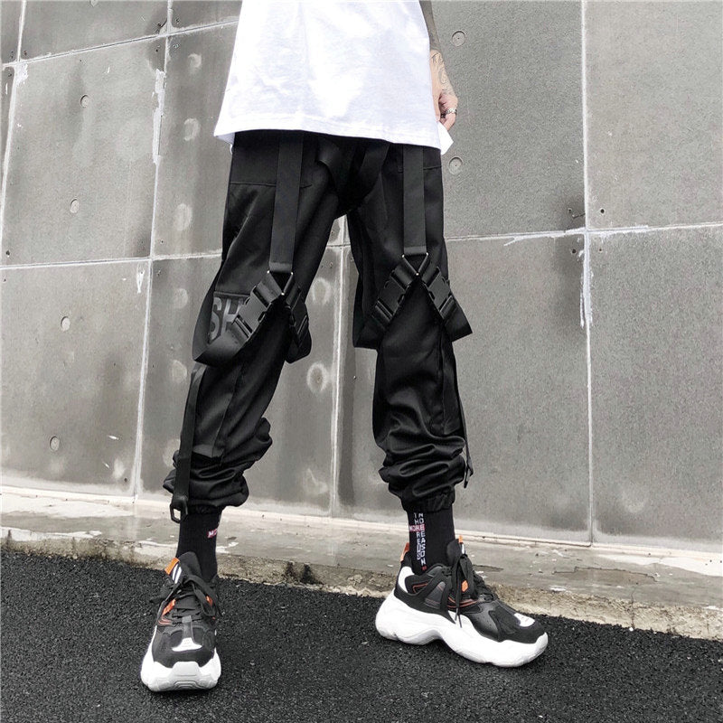 Black Leisure Hip-Hop Men's Pants Streetwear Cotton Jogging Pants Male 2020 Spring High Quality Sweatpants Men's Long Pants