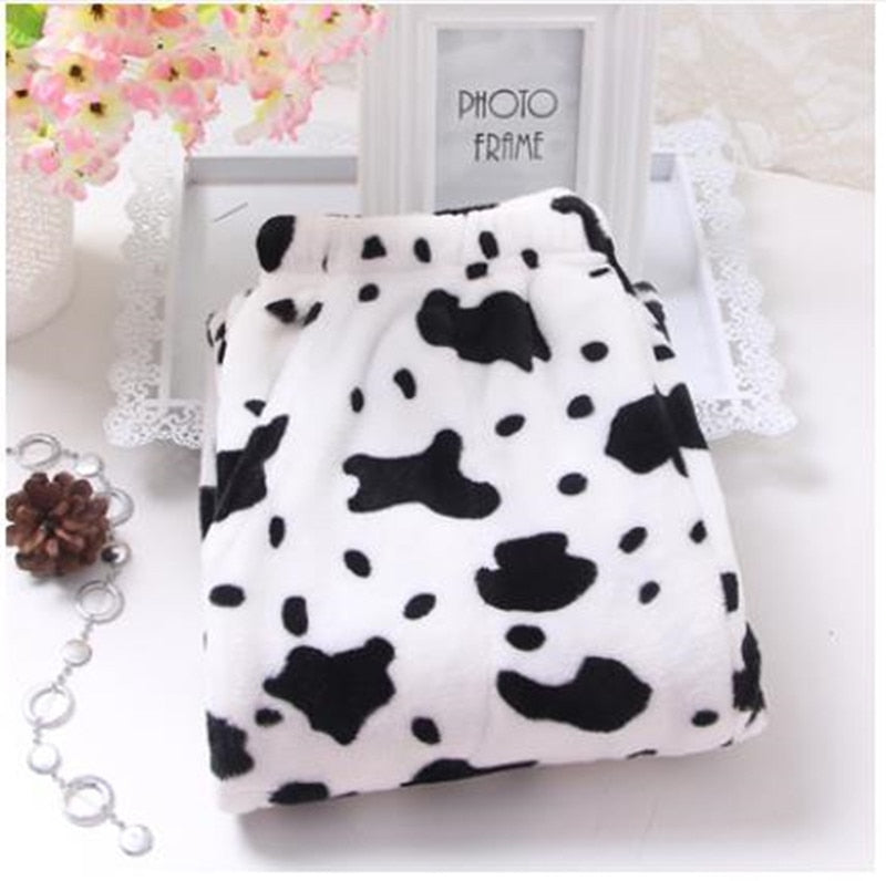 Fdfklak M-XXL Large Thicken Warm Women's Trousers Winter Flannel Pants For Pajama Bottoms Multiple Styles Couple Lounge Wear