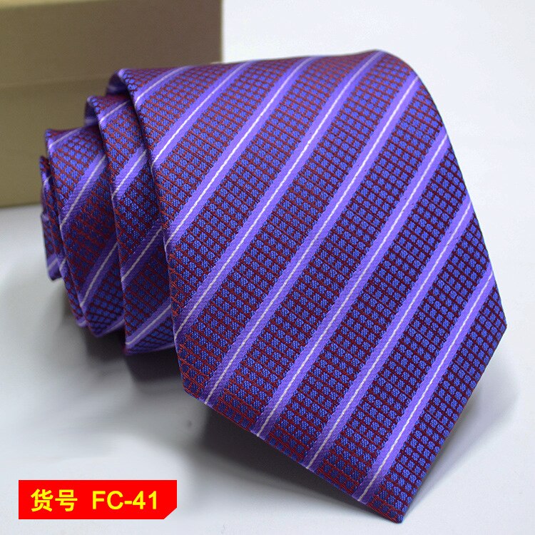 67 Styles Men's Ties Solid Color Stripe Flower Floral 8cm Jacquard Necktie Accessories Daily Wear Cravat Wedding Party Gift