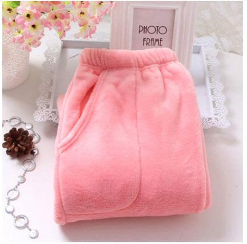 Fdfklak M-XXL Large Thicken Warm Women's Trousers Winter Flannel Pants For Pajama Bottoms Multiple Styles Couple Lounge Wear