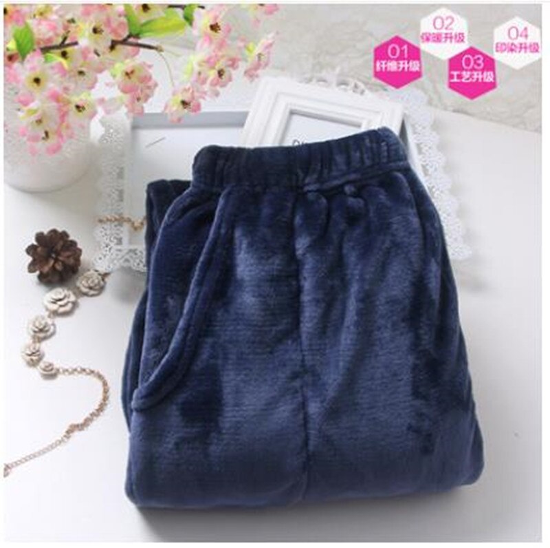 Fdfklak M-XXL Large Thicken Warm Women's Trousers Winter Flannel Pants For Pajama Bottoms Multiple Styles Couple Lounge Wear
