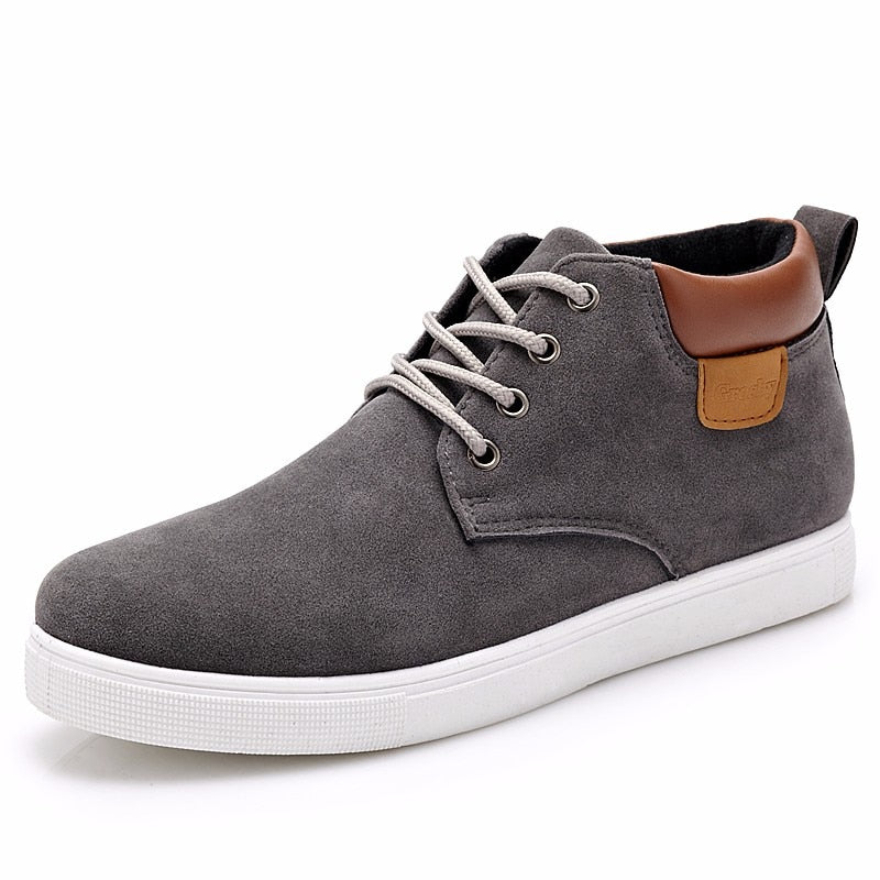 Men's Casual Shoes Spring Autumn Breathable High Style Men Flat Fashion Sneakers Simple Shoes Men Footwear