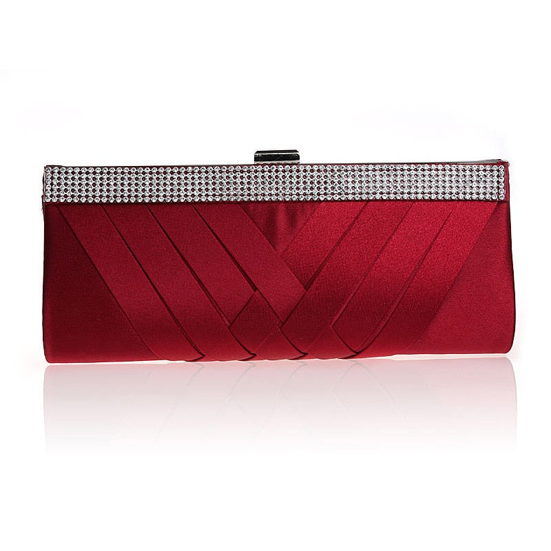 Women Day Clutch Ladies Purse Chain Handbags Women Evening Bag Purple Bride Wedding Party Hand Bags Clutches bolsas mujer XA187C