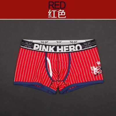 PINK HEROES Men's Boxer homme Four Corner Underwear Men Cotton Mens Bodysuit boxers cuecas male shorts panties roupa masculina