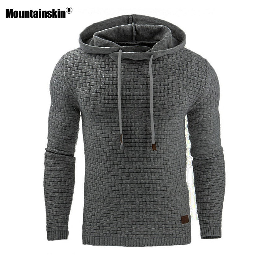Mountainskin Hoodies Men Hoody Male Long Sleeve Solid Color Hooded Men's Sweatshirt Mens Hoodie Tracksuit Casual Coat SA437
