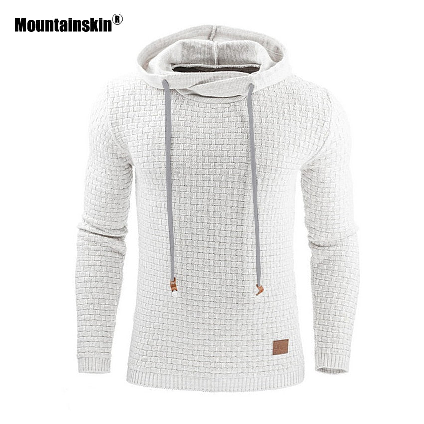 Mountainskin Hoodies Men Hoody Male Long Sleeve Solid Color Hooded Men's Sweatshirt Mens Hoodie Tracksuit Casual Coat SA437