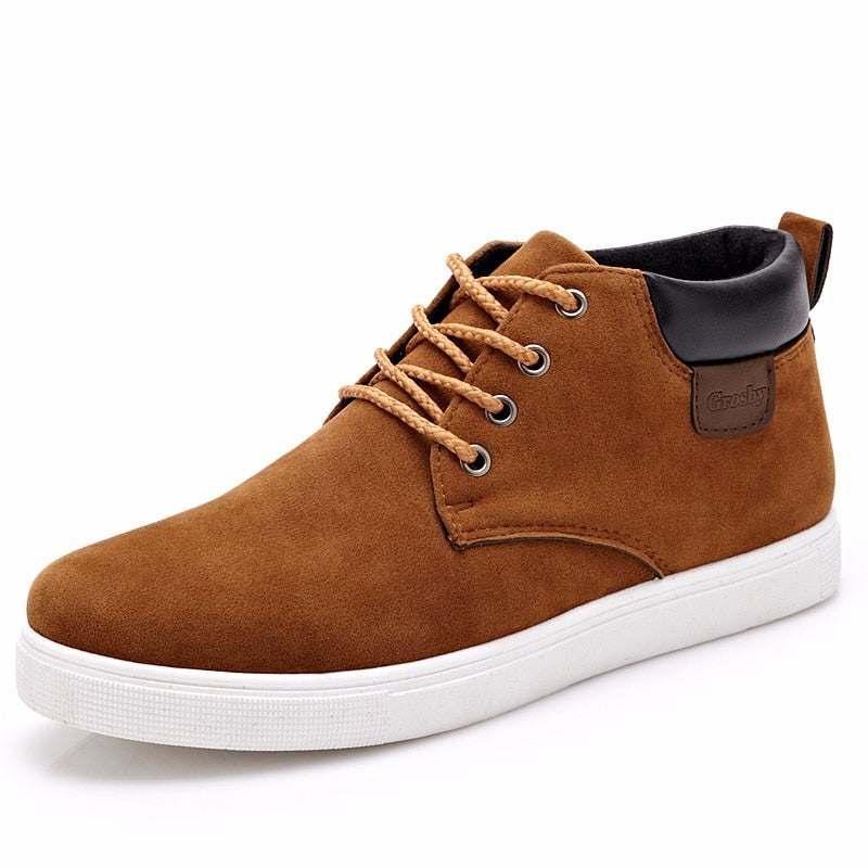 Men's Casual Shoes Spring Autumn Breathable High Style Men Flat Fashion Sneakers Simple Shoes Men Footwear