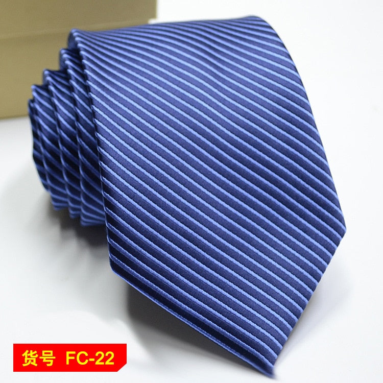 67 Styles Men's Ties Solid Color Stripe Flower Floral 8cm Jacquard Necktie Accessories Daily Wear Cravat Wedding Party Gift