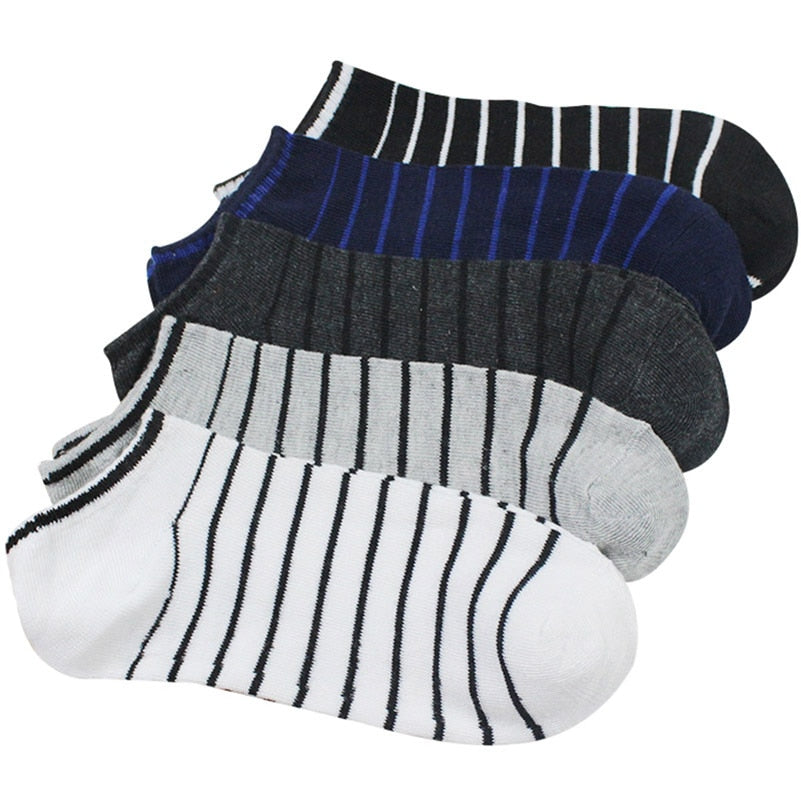 10 Pieces=5 Pairs/lot Men Socks Mesh Breathable Short Casual Socks Summer Cotton Sports Socks Absorb Sweat Ankle Socks Set Meias