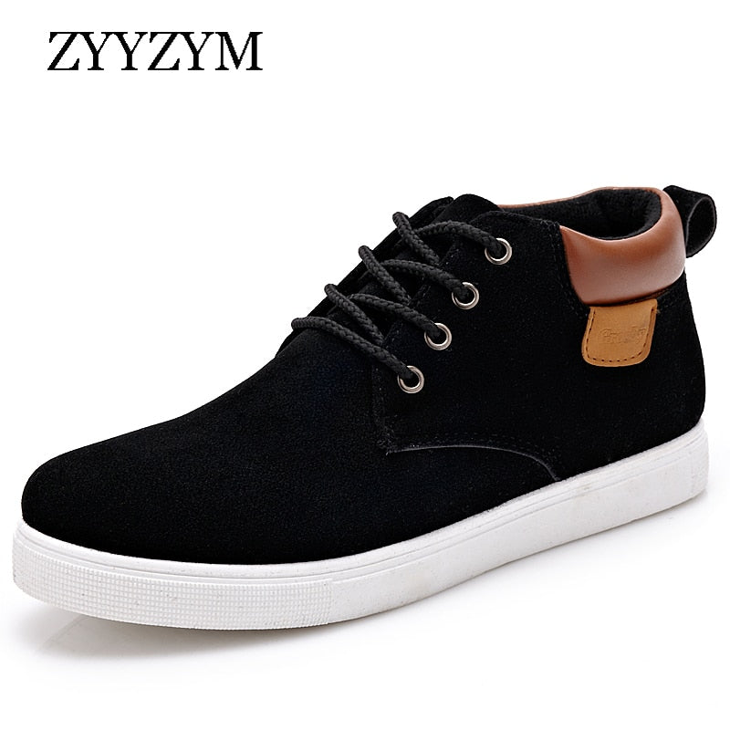 Men's Casual Shoes Spring Autumn Breathable High Style Men Flat Fashion Sneakers Simple Shoes Men Footwear