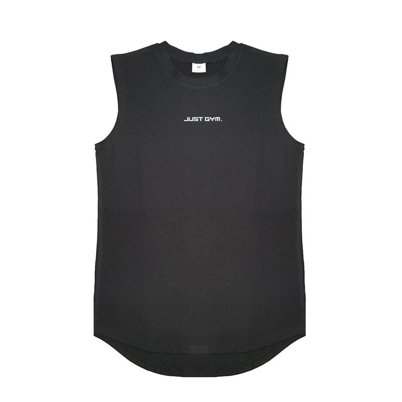 Summer Gym Tank Top Men Cotton Bodybuilding Fitness Sleeveless T Shirt Workout Clothing Mens Compression Sportswear Muscle Vests