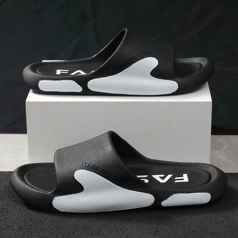 Slippers Men's Thick Soles Anti Slip Home Men's Slippers Women's Home Leisure Antiskid Mens Shoes Sleepers Men Slippers Men