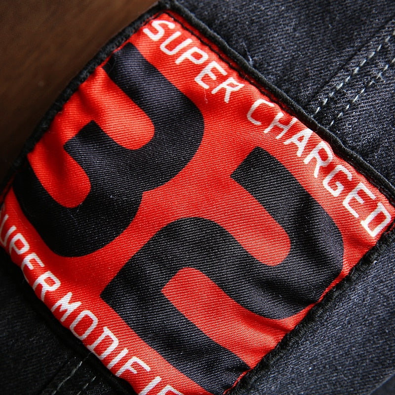 Mens Denim Jackets And Coats Holes Denim Coats New Fashion Men Spring Autumn Loose Casual Jean Jackets Outwear Denim Jackets