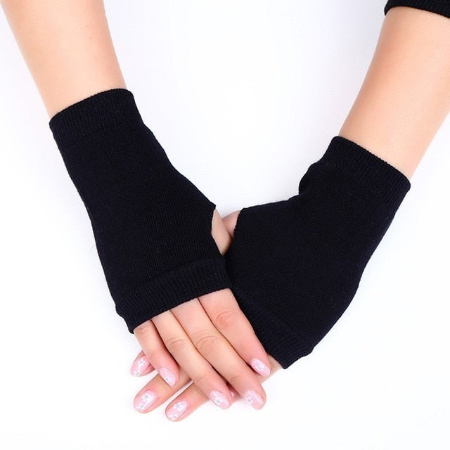 Fashion Men Winter Warm Fleece Thermal Motorcycle Thermal Warm Gloves Polar Fleece Mittens for Men Women Snow Sports Gloves