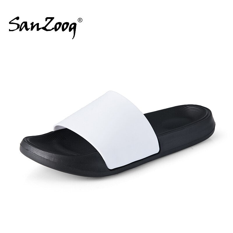 Summer Slides Men Indoor Outdoor Soft Slippers Home House Bedroom Mens Male Slide Slipper Sleepers Slipers Casual Sleeper EVA