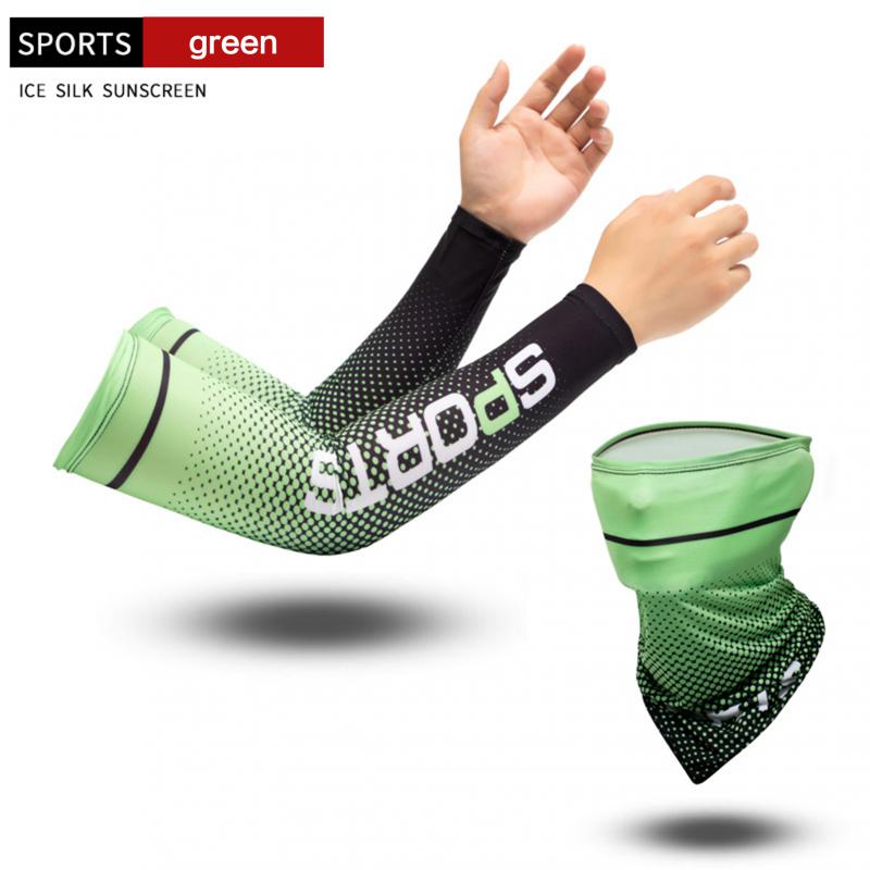 Sun UV Protection Long Gloves Hand Protector Cover Arm Sleeves Ice Silk Sunscreen Sleeves Outdoor Arm Cool Sport Cycling Sleeves