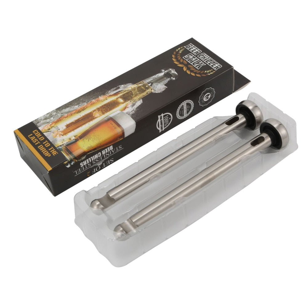 20Pcs Stainless Steel Beer Chiller Stick Beer Chiller Stick Portable Beverage Cooling Ice Cooler Beer Kitchen Tools