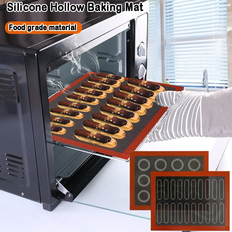 Perforated Silicone Baking Mat Non-stick Oven Sheet Liner Bakery Tools Pastry Macaron Pad For Cookies Kitchen Bakeware Accessory