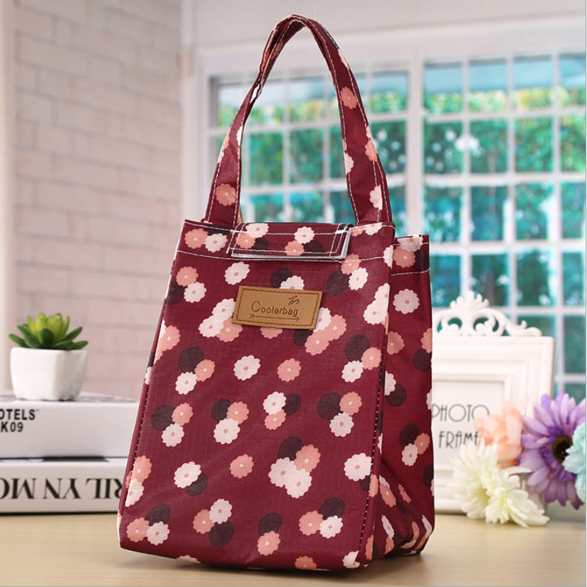 Fashion Lunch Bag Insulated Thermal Lovely Cat Multicolor Breakfast Box Bags Women Portable Hand Pack Picnic Travel Products
