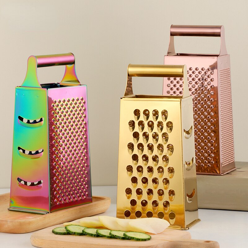 Stainless Steel Multi-Sided Peeler Cucumber Potato Four-Sided Kitchen Creative Planer Vegetable and Fruit Peeler
