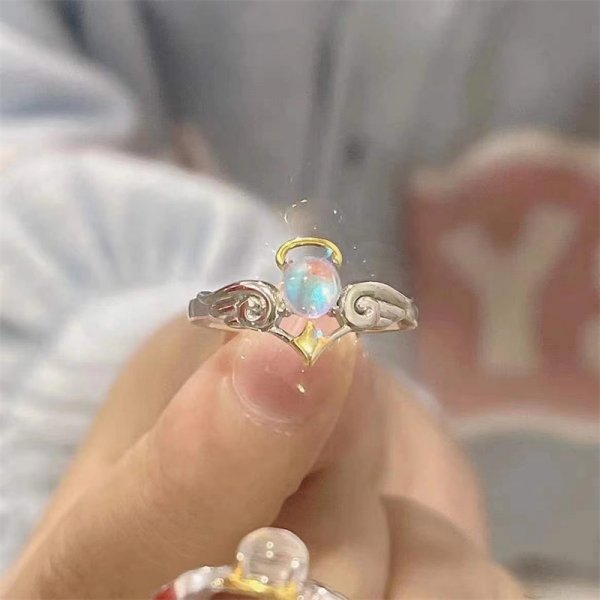 Vintage Daisy Flower Rings For Women Korean Style Adjustable Opening Finger Ring Bride Wedding Engagement Statement Jewelry Gif