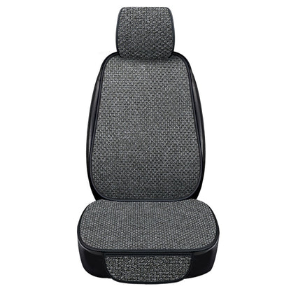 New Flax Car Seat Cover Protector Linen Front Rear Back Cushion Protection Pad Mat Backrest for Auto Interior Truck Suv Van