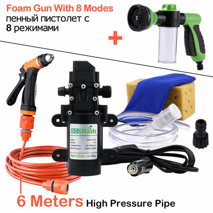 Car Wash 12V Washer Car Gun Pump High Pressure Cleaner Car Care Portable Washing Machine Electric Cleaning Auto Device