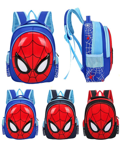 Anime MARVEL SPIDERMAN Backpacks Super heroes School Bag 3D stereo Children Boys Kindergarten Backpack Kids Cartoon Bags