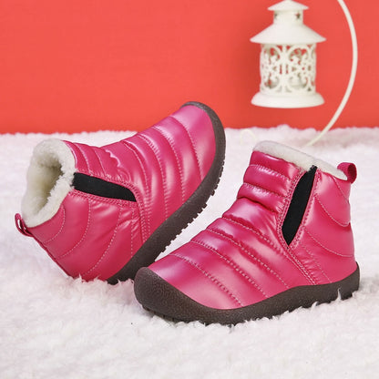 2020 Winter Boots Girls Waterproof Snow Shoes Kids Toddler Keep Warm Children For Girl Boys Boots Ankle Winter Baby Shoe Buty