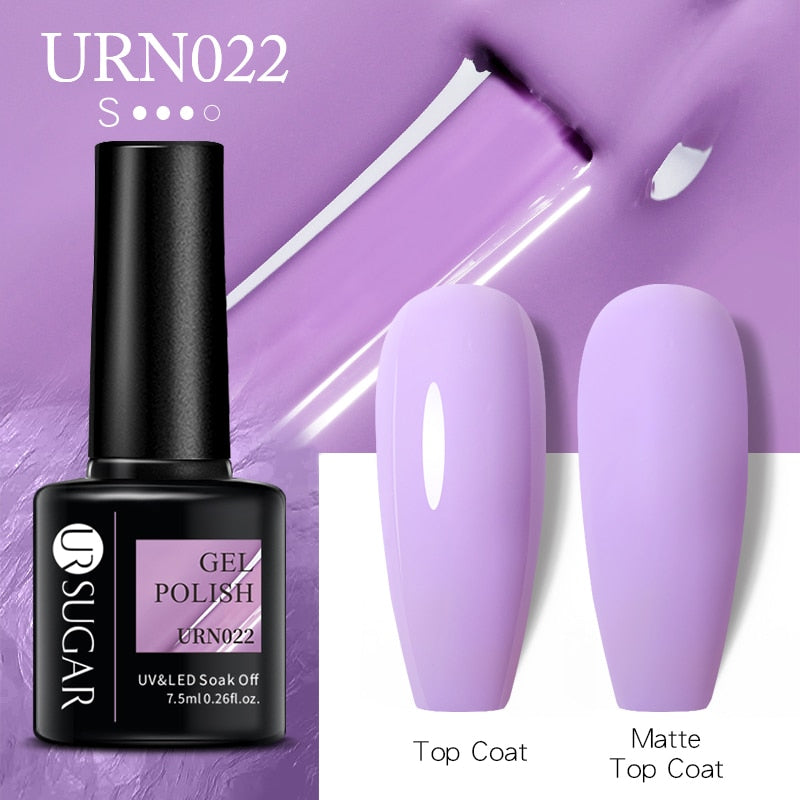 UR SUGAR 7.5ml Autumn Red Series Nail Gel Polish Gel Paint Nail Art Semi Permanent Nail Art Manicure Soak Off LED UV Nail Gel