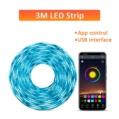 Suntech Led Strip, Backlight For TV,SMD 5050 USB Powered LED Strip Light, Bluetooth With App Control TV Led Backlight Decoration